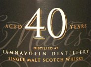 Tamnavulin 40 y.o.